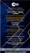 Presentamos el discurso íntegro del Dr. José Manuel Touriñán con motivo de la entrega del Premio Educa Redipe y el Doctorado Honoris Causa a Edgar Morin